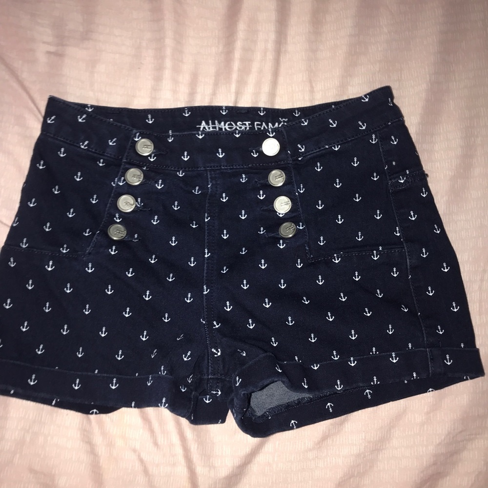 Worn Once High Waisted Jean Shorts